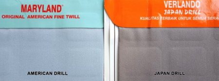 kain bahan drill