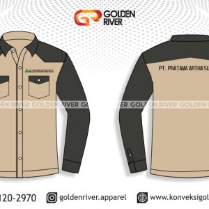 contoh desain baju seragam artha sukses