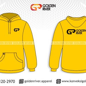 contoh desain hoodie golden