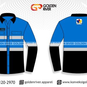 contoh desain kemeja seragam tambang