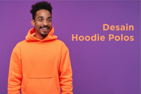 Desain Hoodie Polos Depan Belakang