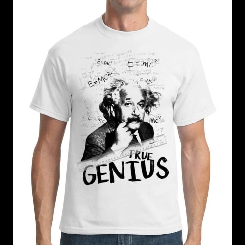 Desain Kaos Albert Einstein