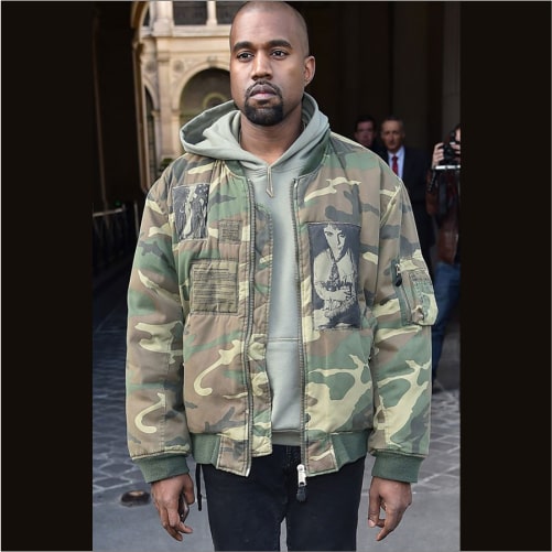 Hoodie Camo Kenya West