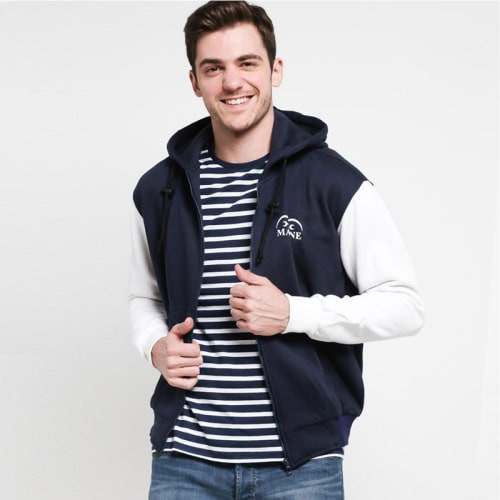 Jaket Varsity Two Tone