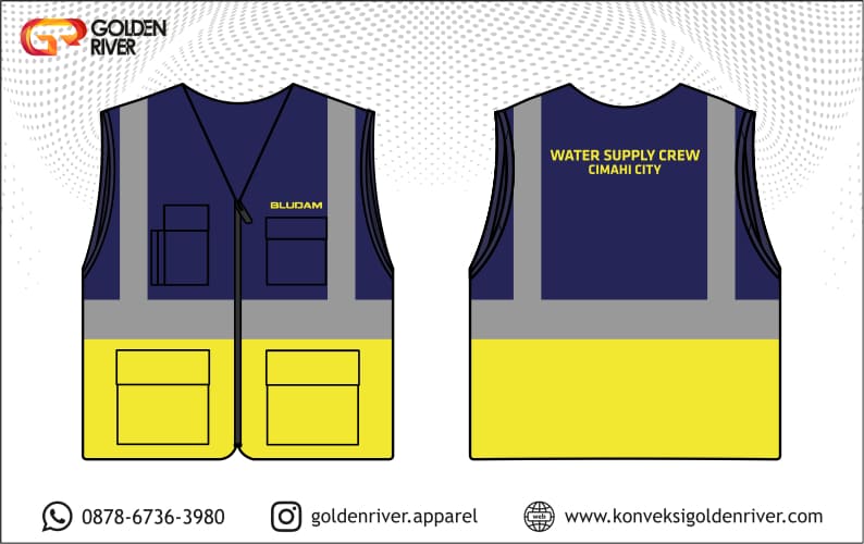 Artwork Product Rompi 15 - Konveksi Bandung